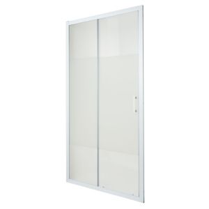 Image of Cooke & Lewis Onega Frosted effect 2 panel Sliding Shower Door (W)1200mm