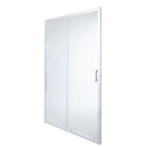 Image of Cooke & Lewis Onega Clear 2 panel Sliding Shower Door (W)1200mm