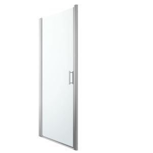 Image of GoodHome Beloya Clear Pivot Shower Door (W)900mm