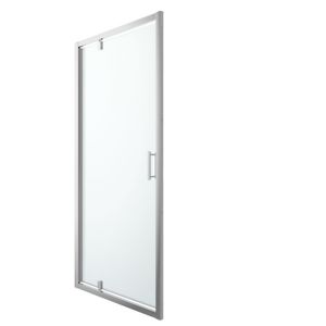 Image of GoodHome Beloya Clear Pivot Shower Door (W)1000mm