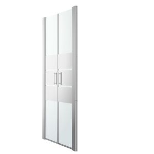Image of GoodHome Beloya Mirror Western Shower Door (W)760mm