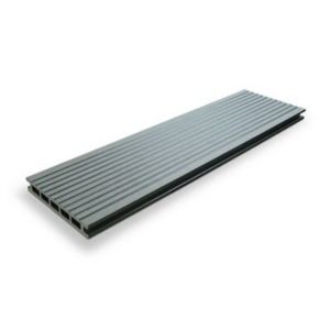 Image of Blooma Oder Chateau grey Composite Deck board (L)2.22m (W)145mm (T)21mm