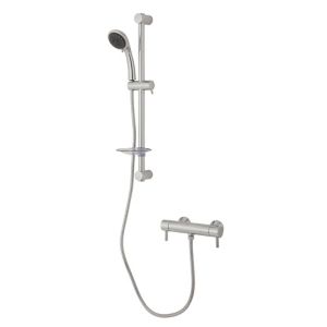 Image of Cooke & Lewis Mala Chrome effect Thermostatic Mixer Shower