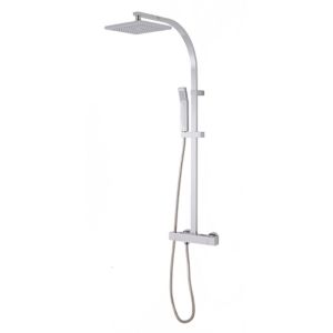 Image of Cooke & Lewis Equinox Chrome effect Thermostatic Bar mixer shower with diverter