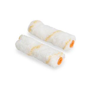 Image of Diall 4" Mini Roller sleeve Pack of 2
