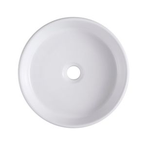 Image of GoodHome Scalea Round Counter-mounted Counter top Basin