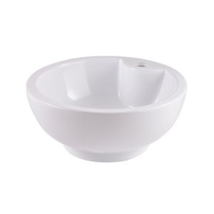 Image of GoodHome Fenella Round Counter-mounted Counter top Basin