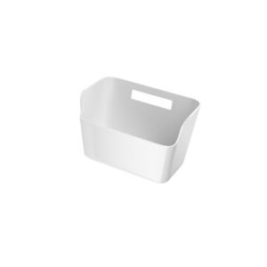 Image of Cooke & Lewis Praa White Polyethylene terephthalate Storage container