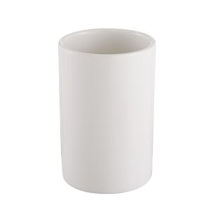 Image of Cooke & Lewis Diani White Ceramic Tumbler