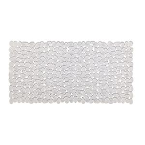 Image of Cooke & Lewis Batumi Transparent PVC Slip resistant Bath mat (L)700mm (W)355mm
