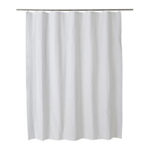 Image of Cooke & Lewis Palmi White Shower curtain (L)1800mm