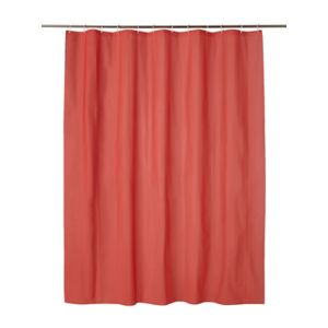 Image of Cooke & Lewis Palmi Red Shower curtain (L)1800mm