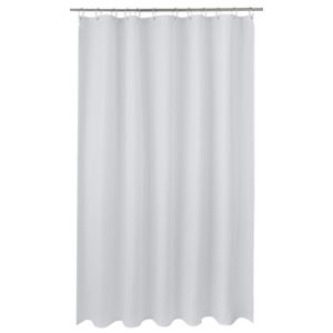Image of Cooke & Lewis Cecina White Waffle Shower curtain (L)1800mm