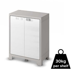 Image of Form Major 2 shelf Polypropylene Short Storage cabinet