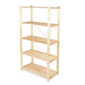 Image of Form Symbios 5 shelf Wood Shelf unit