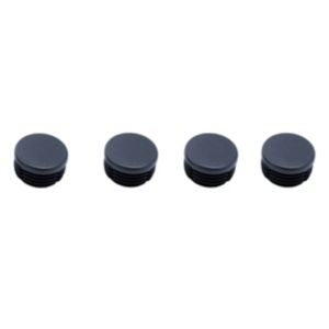 Image of Black Plastic Insert cap (Dia)29mm Pack of 4