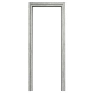 Image of Exmoor Grey Oak veneer Flush Internal Door frame (H)1981mm (W)610mm