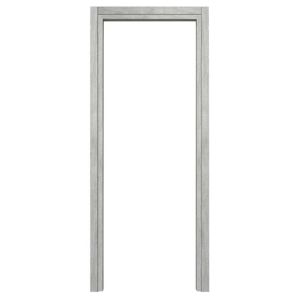 Image of Exmoor Grey Oak veneer Flush Internal Door frame (H)1981mm (W)686mm