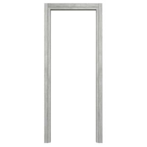 Image of Exmoor Grey Oak veneer Flush Internal Door frame (H)1981mm (W)762mm
