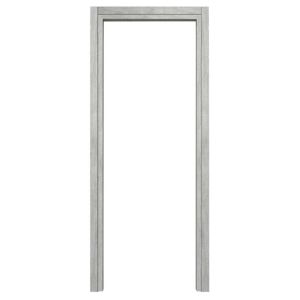 Image of Exmoor Grey Oak veneer Flush Internal Door frame (H)1981mm (W)838mm