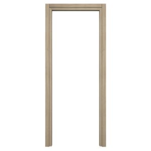 Image of Exmoor Oak veneer Flush Internal Door frame (H)1981mm (W)610mm