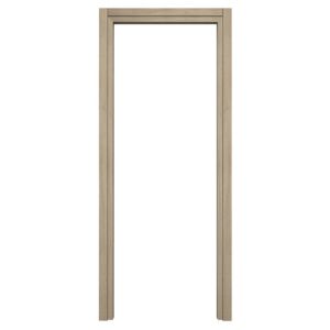 Image of Exmoor Oak veneer Flush Internal Door frame (H)1981mm (W)838mm