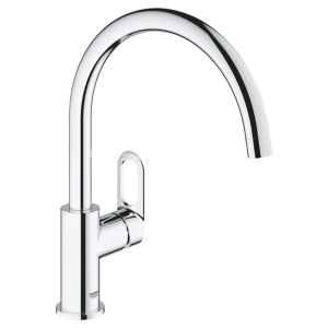 Image of Grohe Start loop Chrome effect Kitchen Monobloc Mixer tap