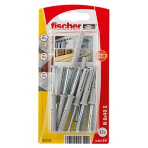 Image of Fischer Hammer fixing (L)40mm (Dia)6mm Pack of 12