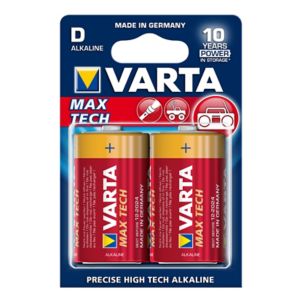 Image of Varta Longlife Max Power Non rechargeable D (LR20) Battery Pack of 2