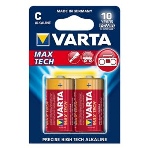 Image of Varta Longlife Max Power Non rechargeable C (LR14) Battery Pack of 2