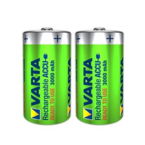 Image of Varta Rechargeable D (LR20) Battery Pack of 2