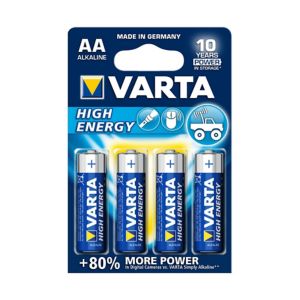 Image of Varta Longlife Power Non rechargeable AA Battery Pack of 4