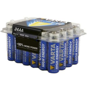 Image of Varta Longlife Power Non rechargeable AA Battery Pack of 24