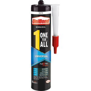Image of UniBond One for all universal Solvent-free White Grab adhesive & sealant