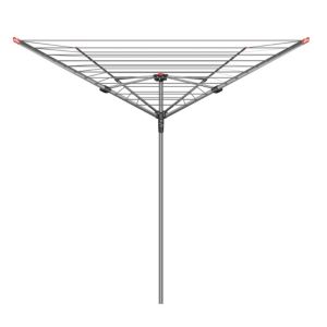 Image of Vileda 4 Arm Black silver effect Rotary airer 50m