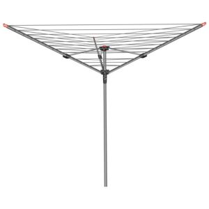 Image of Vileda 3 Arm Black silver effect Rotary airer 40m