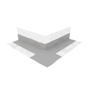 Image of Q-Board White External corner rubber (L)0.14m (W)60mm