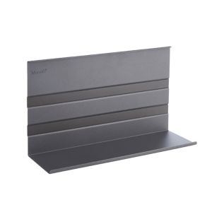 Kesseböhmer Linero Mosaiq Silver Effect Steel Shelf Rail (L)350mm
