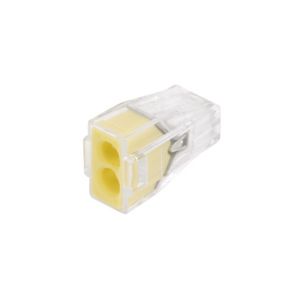 Image of Wago 773 series Yellow 24A 2 way Wire connector Pack of 100