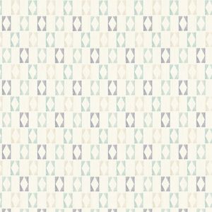 Image of A.S. Creation Bjorn Blue grey & white Geometric Embossed Wallpaper