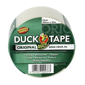 Image of Duck Clear Duct Tape (L)25m (W)50mm