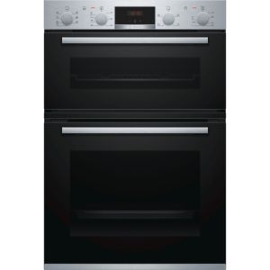 Image of Bosch MBS533BS0B Black Built-in Electric Double Multifunction Oven