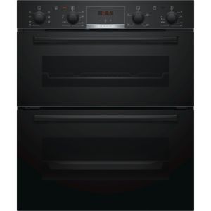 Image of Bosch NBS533BB0B Black Electric Double Multifunction Oven