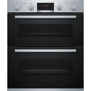 Image of Bosch NBS533BS0B Black Electric Double Multifunction Oven