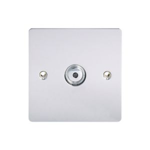 Image of Holder 1 way Single Chrome effect Dimmer switch