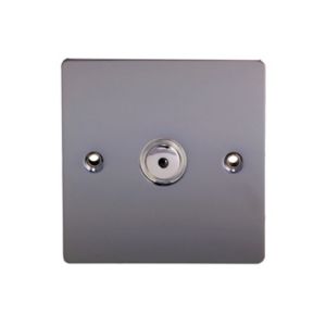 Image of Holder 1 way Single Nickel effect Dimmer switch