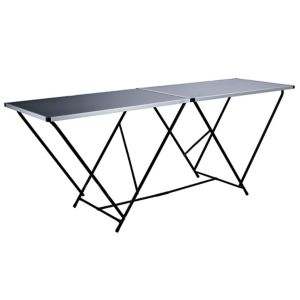 Image of Harris Black Foldable Trestle table (H)50mm (W)610mm (L)1000mm