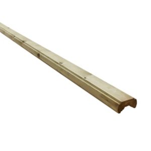 Image of Richard Burbidge Redwood Deck rail (L)1.8m (W)63mm