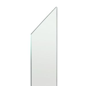 Image of Immix Clear Toughened glass Balustrade panel (H)780mm (W)200mm (T)8mm Pack of 4