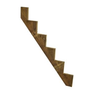 Image of Richard Burbidge Softwood 6 step Deck riser (L) 1700mm